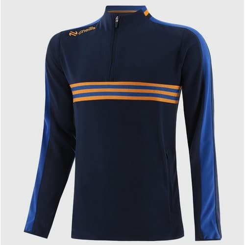 O'Neills Dromore Half Zip Top Marine/Royal/Amber