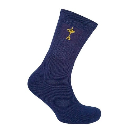 Official Ryder Cup Trophy Mens Cotton Crew Golf Socks