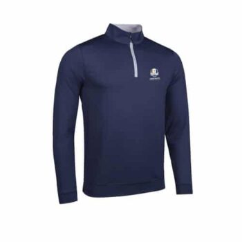 Official Ryder Cup 2027 Mens ¼ Zip Lightweight Performance Golf Midlayer