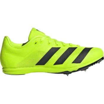 adidas AllRoundstar Kids Running Spikes - Lemon/Black