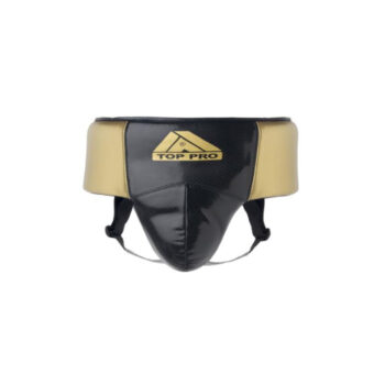 Top Pro Carbon Velcro Abdominal Guard - Black/Gold