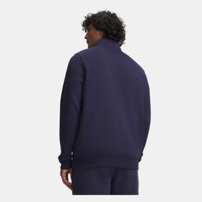Under Armour Icon Fleece Men's ¼ Zip - Navy - Image 2