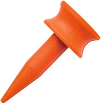 Longridge Golf Plastic Castle 5mm Tees - 20 Pack