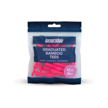 Longridge Bamboo Graduated 20 Pack Tees 57mm - Pink