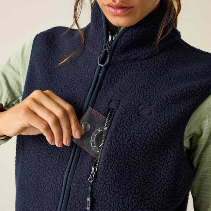 Dare2be Excursion Ladies Gilet - Navy - Image 2