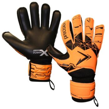 Precision Junior Fusion X Flat Cut Goalkeeper Gloves