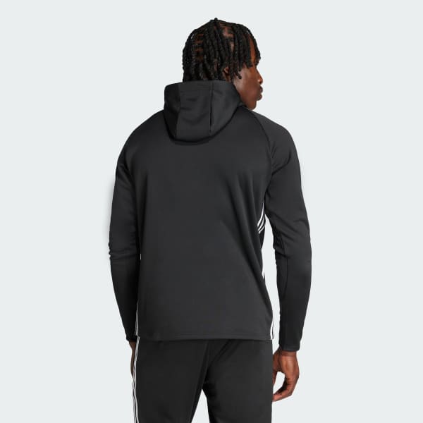 adidas Tiro 25 Essentials Winterized Training Top - Black/White - Image 2