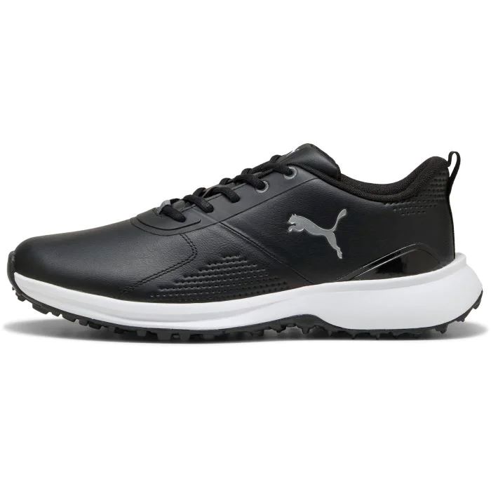 Puma Men's Fusion Grip 6 Evo Golf Shoes - Black/Silver - Image 2
