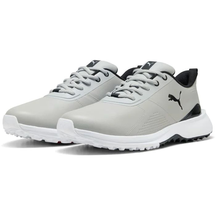 Puma Men's Fusion Grip 6 Evo Golf Shoes - Grey/Black - Image 3