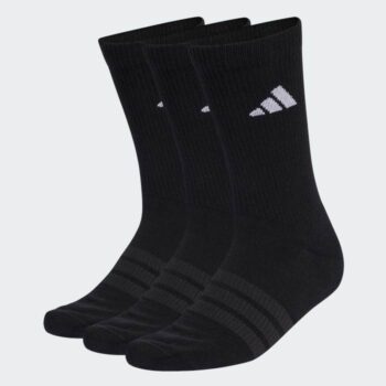 adidas Crew Socks 3 Pack - Black