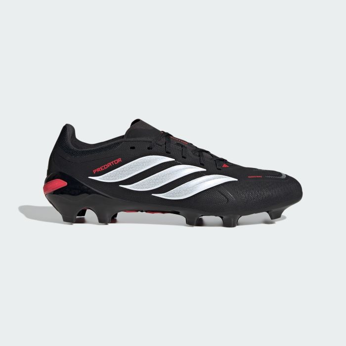 adidas Predator League FG Football Boots - Black/White/Red