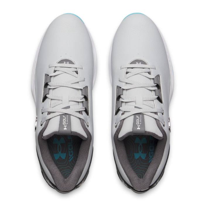 Under Armour Drive Fade 2 Golf Shoes - Grey/Silver - Image 4