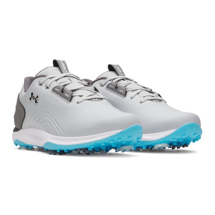 Under Armour Drive Fade 2 Golf Shoes - Grey/Silver - Image 3