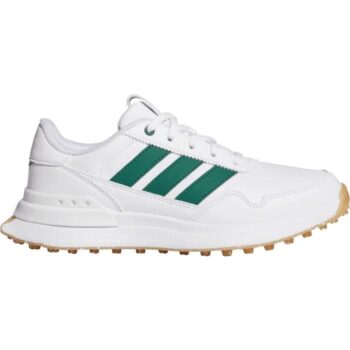 adidas Junior S2G Spikeless Golf Shoes - White/Green