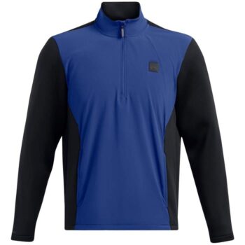 Under Armour Drive Pro Storm Hybrid 1/2 Zip - Blue/Silver