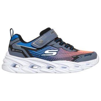 Skechers Boys Lights Vortex 3.0 -Black/Blue/Orange