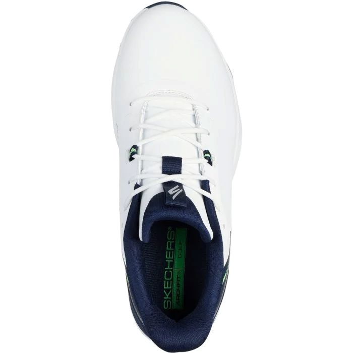 Skechers GO GOLF Waterproof Elite Vortex - White/Navy - Image 3