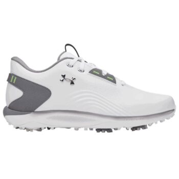 Under Armour Drive Fade 2 Golf Shoes - White/Grey/Silver