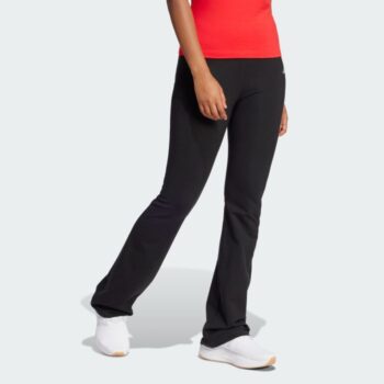 adidas Ladies Essentials Small Logo Flared Leggings