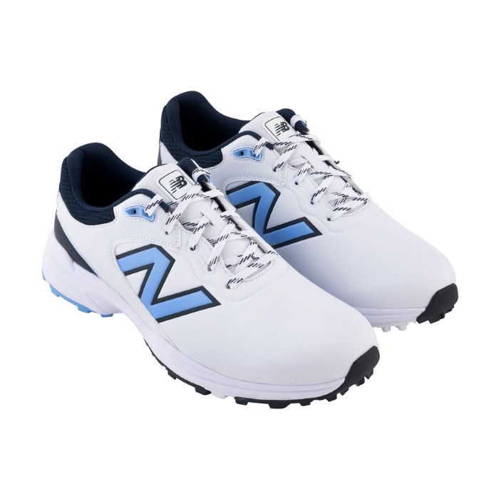 New Balance M003 SL Golf Shoes - White/Blue - Image 3