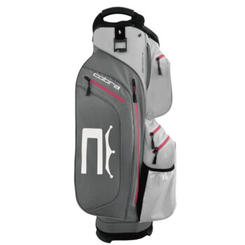 Cobra Golf Ace WP Cart Bag - Grey/Fuchsia