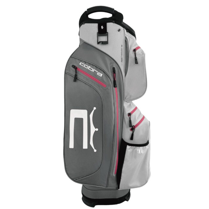 Cobra Golf Ace WP Cart Bag - Grey/Fuchsia