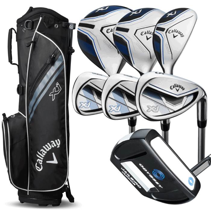 Callaway XJ-3 8-Piece Junior Golf Set - Black - Image 2