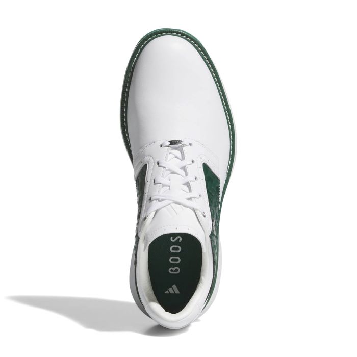 adidas MC70 Golf Shoes - White/Green/Silver - Image 4