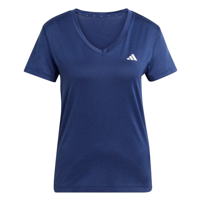 adidas Women's Essential V-Neck Top - Dark Blue - Image 3