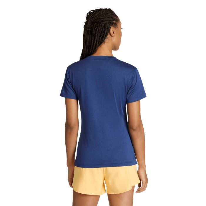 adidas Women's Essential V-Neck Top - Dark Blue - Image 2