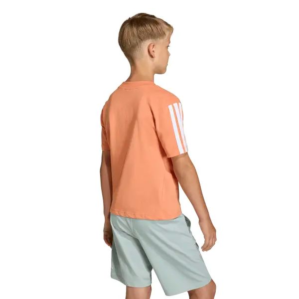 adidas Kids Essential T-Shirt - Orange/White - Image 2
