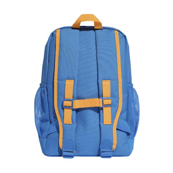 adidas Kids Linear Backpack - Blue/Tangerine - Image 2
