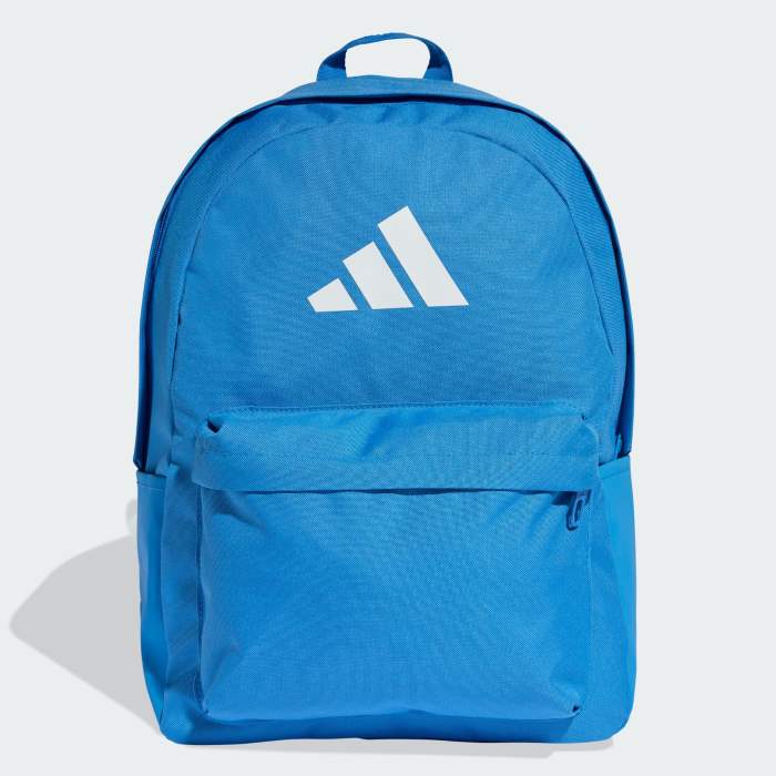 adidas Classic 3 Bar Logo Backpack - Blue/White