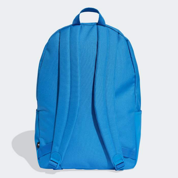 adidas Classic 3 Bar Logo Backpack - Blue/White - Image 2