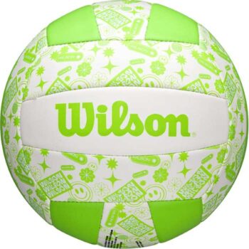 Wilson Stamp Volleyball - Green/White