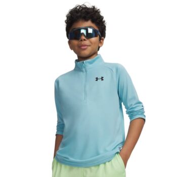 Under Armour Boys Tech 2.0 Half-Zip Top - Blue/Black