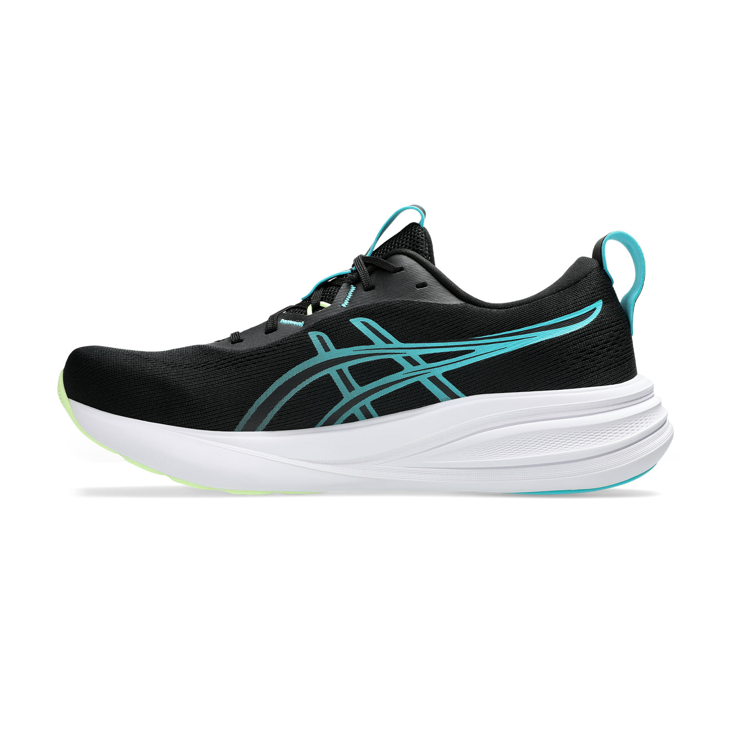 Asics Mens GEL-PULSE 17 - Black/Aqua - Image 2