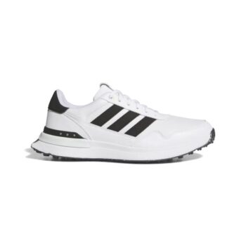 adidas Mens S2G 26 Spikeless Golf Shoes - White/Black