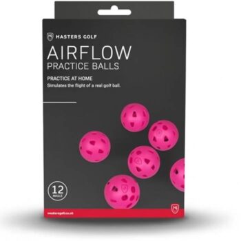 Masters Airflow XP Practice Balls - Pink
