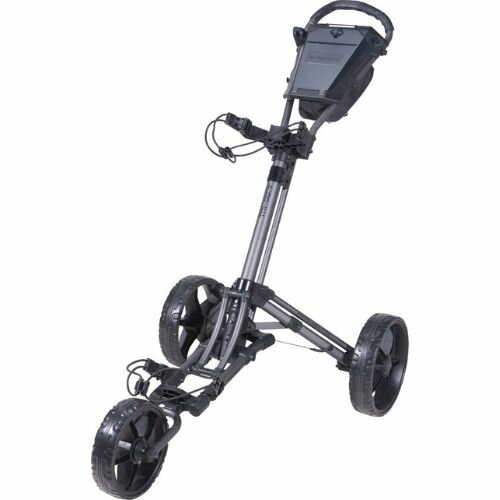 Fastfold Tri-Go Golf Trolley - Grey/Black