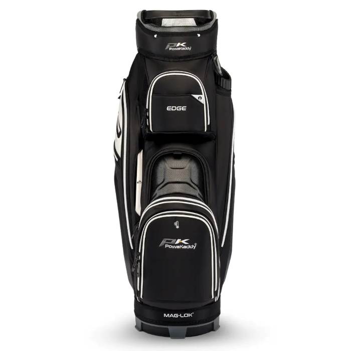PowaKaddy Edge Cart Golf Bag - Black/White - Image 2