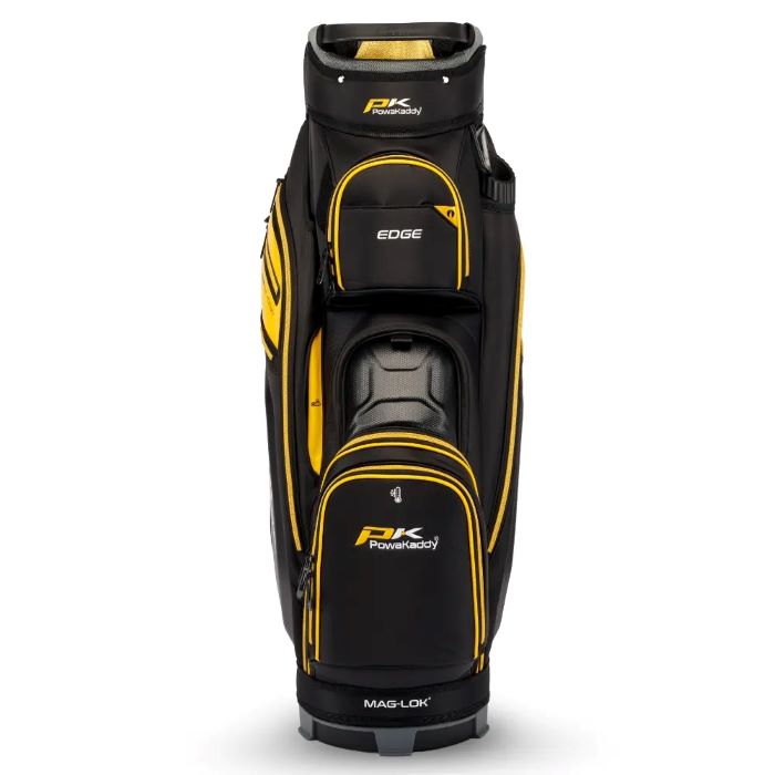 PowaKaddy Edge Cart Golf Bag - Black/Yellow - Image 2