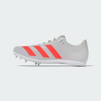 adidas AllRoundStar Junior Running Spikes - White