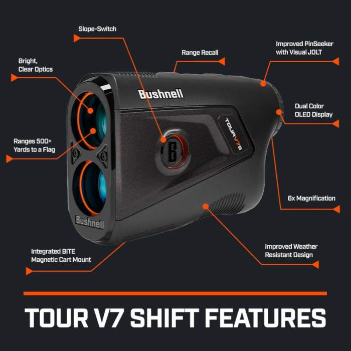 Bushnell Tour V7 Shift Laser Rangefinder - Image 2