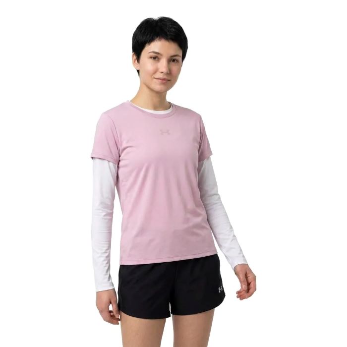 Under Armour Rival Core Short Sleeve T-shirt - Pink