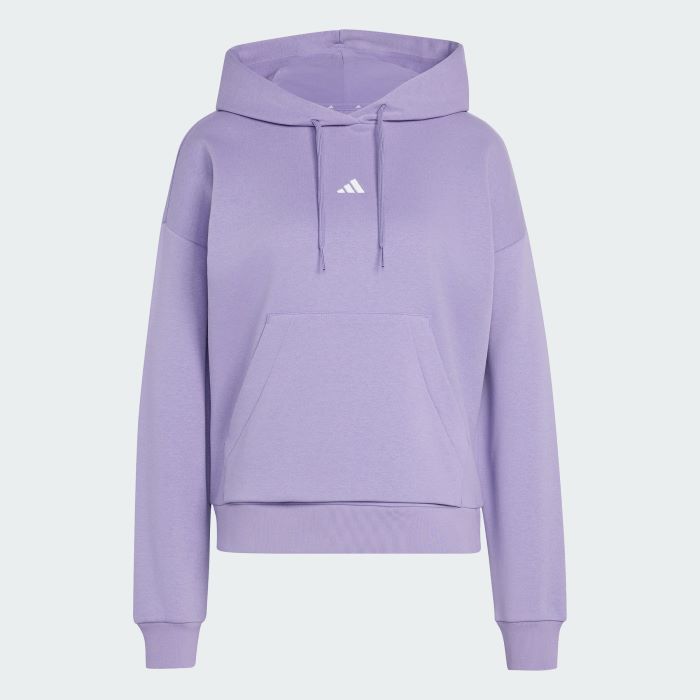 Purple Essentials Small Logo Feel Cozy Hoodie