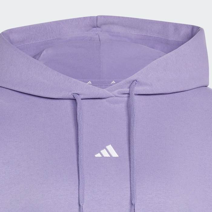 Purple Essentials Small Logo Feel Cozy Hoodie